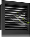 20" x 20" Aluminum Gable Vent with Screen - Elevate Ventilation with Heat Dissipation & Condensation Prevention for Attics & Sheds, Refined Design - Vent Opening: 18" x 18"