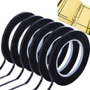 GoProver Set of 6 pcs 3mm 1/8 inch Lightning Width Graphic, 108 Feet Feet Long per Roll