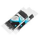 8 inch Black (200 mm x 3.6 mm) - 2 Packs of 100 Cable Ties