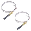 2PCS Thermopile for Water Heater, 36 Inch Thermopile Generator Universal Gas Thermocouple Kit Thermopile Replacement Thermocouple for Gas Ovens, Gas Grills