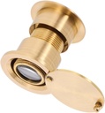 Security Door Cat Eye Optics 40-55mm Door Fit Brass Peephole Cover Panoramic View Easy Install Apartment Peep Hole