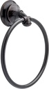 Delta Linden (1-Pack) Hand Towel Holder Venetian Bronze Towel Racks for Bathroom Wall Round Towel Ring Holder for Bath Towel Hanger for Kitchen, Bathroom Accessories 79446-RB