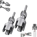 Integrated Internal & External Pipe Threading Tool, PVC Pipe Threader Set 1/2" 3/4", Pipe Thread Cutting Tool, PVC Thread Maker Tool for Electric Drill
