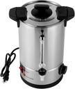 Coffee Urn,8L 50 Cup Coffee Maker 304 Stainless Steel Electric Coffee Percolators 110v Commercial Grade Hot Water Tea Dispenser Electric Coffee Warmer (Silver/Black)