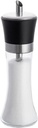 Restaurantware Vetri 6.3 Ounce Sugar Dispenser 1 Pouring Spout Sugar Shaker Dispenser - Black Lid Clear Finish Glass Sugar Pourer Refillable Dishwashable