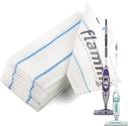 Flammi Semi-Disposable Microfiber Mop Pads Compatible with Shark S1000 S1000A S3250 S3251 S3101 SK410 SK435CO SK460 SK140 SK141, 30 Pack