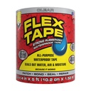 Flex Tape, Original Thick Flexible Rubberized Waterproof Tape - Seal and Patch Leaks, Works Underwater, Indoor Outdoor - Home RV Roof Plumbing and Pool Repairs, Clear, 4 in x 5 ft, Pack of 1