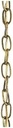 Kichler 2996NBR Accessory Chain, Natural Brass
