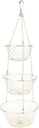 Multifunctional Removable Hanging Fruit Baskets with 3 Levels, Vegetable Storage Organiser for Kitchen Garden