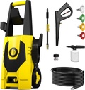 AgiiMan Pressure Washer, 5100PSI 3.4GPM Power Washer with 35FT Power Cord, 20FT Hose, High Pressure Washer Cleaning for Cars, Patios, Driveways, Fences