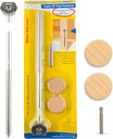 Zipbolt 14.110 Super UT Newel Post Fastener — Quick and Easy Wrench-Free Installation of Staircase Newel Posts, Anchors Post Directly to Wood or Concrete Floor