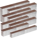 18 Gauge Galvanized Brad Nails Brown T-head 8 Sizes 1600-Pack (1/2"+5/8"+3/4"+1"+1-1/4"+1-1/2"+1-3/4"+2"), 200 per size Assorted Size Project Pack, for Pneumatic, Electric 18GA Brad Nailer Gun