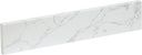 21 Inch Bathroom Vanity Sidesplashes Engineered Marble Stone Side Splash for Vanities Sink Top Bathroom Fixtures Accessories Grain White