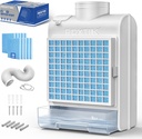 3-in-1 Indoor Dryer Vent Kit, 10 Pcs Polyester Filters for 4 Layer Purification System, Stainless Steel Screen Filter and Water Drawer For Electric Dryer