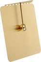 Space-saving Vertical Napkin Holder Stainless Steel Easy Maintenance Secure Napkin Clip Multifunctional for Kitchen