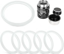 Replacement Gaskets Compatible with Thermos Stainless King Food Jar 16 and 24 Ounce, Silicone Seals Ring Ensures Containers a Leak-Proof Seal, O-Rings with No Phthalate/Latex/BPA - 6 Pack