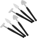 VOSAREA 2sets Portable Mini Garden Tools Set Ergonomic Handheld Shovel Rake Spade for Gardening for Succulents Bonsai Planting Soil Durable Set