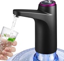 Water Dispenser for 5 Gallon Bottle, 600ml Quantitative Water Pump,2 Colors Power Light,Portable USB Charging Electric Bottle Pump,Multipurpose Dispenser for Home Camping for 2-5 Gallon Jugs