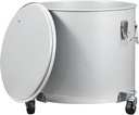 10 gal Fryer Grease Bucket, Oil Disposal Caddy, Steel Fryer Oil Transport Container With Rust-Proof Coating, Grease Can With Lid & Lock Clips & Filter Bag for Cooking Oil Filtering