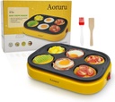 Pancakes Maker Nonstick Electric Egg Frying Pan for Mini Crepe Fried Egg