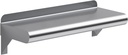 AmGood 6" X 16" Stainless Steel Wall Shelf | Metal Shelving | Garage, Laundry, Storage, Utility Room | Restaurant, Commercial Kitchen | NSF