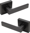 KNOBWELL 2 Pack Heavy Duty Dummy Door Lever Dummy Door Handle, Single Sided Handle for Interior Use in Matte Black Finish, for Both Right/Left Handing 0.93 lb One Lever