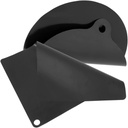 SUPVOX 2pcs Silicone Induction Cooktop Mats - and Non- Cooking Pads for Kitchen Use Countertop Square Round