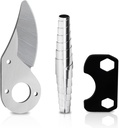 Hand Pruner Replacement Kit (6/3-1) for Pruners Models: F6 & F12 - Spare Blade, Spring & Adjustment Key for Garden Pruning Shears & Bypass Clippers