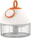 Mini Portable Veggie Chopper,Pull-cut Chopper Chopper/manual Food Processor With Rope Mechanism, Suitable For Onion Garlic Walnut Fruit And Vegetable Storage Grinder, Garlic Press, Chopper/Nut Mincer,