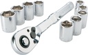 CRAFTSMAN Mechanics Tool Set, Metric, 3/8 Inch Drive, 10 Piece (CMMT34564)