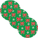 3 Pcs Hot Water Pad for Crock Pot Merry Christmas Red Bow 15in Polyester-Cotton Thread Weave Plate Holder accesorios para mesa de comedor