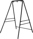 ONCLOUD Outdoor Hanging Chair Stand, Heavy-Duty 450 LBS Support Outdoor Hammock Chair Stand for Patio, Garden, and Backyard, Black
