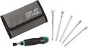 5 Pack Tack Lifter, Nail Puller, Upholstery Staple Remover, Rivet Removal Tool, Tack Puller, Screwdriver for Furniture