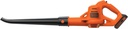 BLACK+DECKER Cordless Leaf Blower with Battery and Charger 20V MAX, Electric Leaf Blower 130 mph Air Speed, Lightweight Design (LSW221)