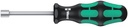 Wera - 5029502001 Kraftform Plus 395 HO 1/4" Professional Nutdriver, 2 25/32" Shaft Length